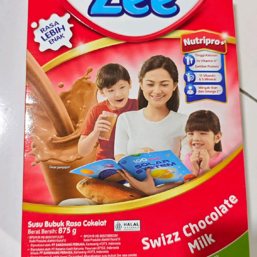 Susu Zee 875 gr coklat/vanila