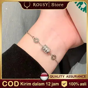 Gelang Wanita Gaya Ins Desain Unik, Model Pinggang Ramping Perak 925 Edisi Terbaru 2026