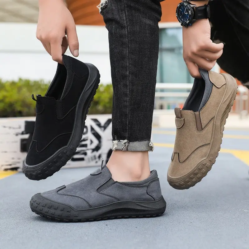 MKS61 Sepatu Kerja Pria Sepatu Slip On Formal Outdoor Shoes