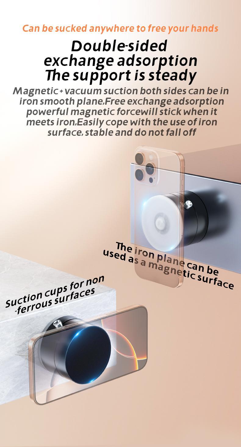 Product Introduction of ที่วางโทรศัพท์มือถือ ความเหนียวสูง หมุนได้ 360° ดูดเต็ม ปรับได้ เหมาะสำหรับ iPhone, Samsung, Xiaomi, OPPO, ที่ยึดในรถยนต์ ดูดแม่เหล็ก ใหม่ในปี 2025 11