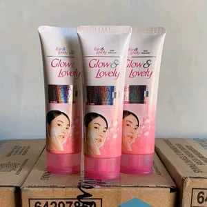 [ Paket 3 Pcs ] GLOW & LOVELY FACIAL FOAM 50ML Glow Lovely Derma Glow Facial Foam Muka