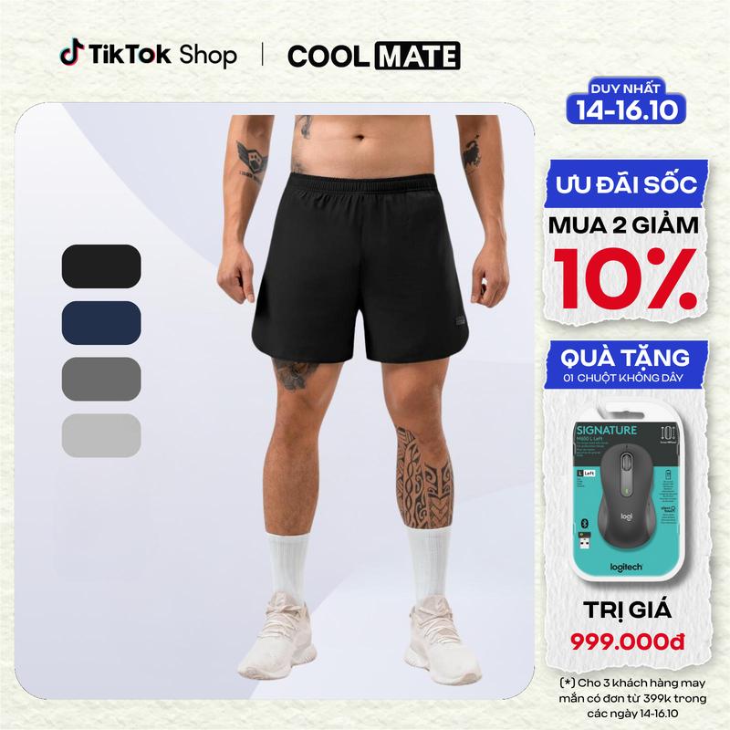 [DEAL SỐC] Quần short thể thao nam Maxcool Thoáng khí nhanh khô - Coolmate