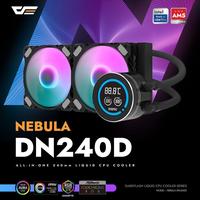 Gambar CPU COOLER DARKFLASH NEBULA DN240D ARGB with 2.1inch LCD Display - 240mm AIO Liquid Cooler dari Techno Computer Bali Kota Denpasar 2 Tokopedia