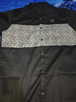 Product Review of by Keenan Baju Koko Kurta Terbaru Baju Koko Pria Dewasa Lengan Pendek Baju Muslim Kurta Kombinasi Batik Kain Katun Toyobo Nyaman from D**a 0