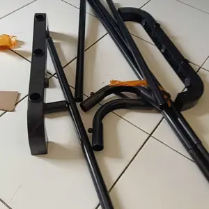 BAS Gantungan baju rak besi rak jemuran portable stand hanger single tempat pakaian rak baju