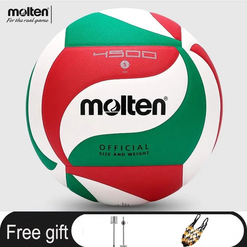 Bóng Chuyền Molten, V5m4500, Cỡ 5, Thích Hợp Cho Bãi Biển, Sử Dụng Trong Nhà Và Ngoài Trời 0