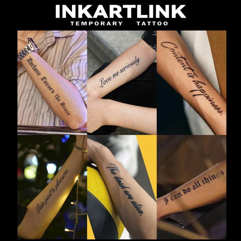 Hình Xăm Tạm Thời, Cụm Từ Truyền Cảm Hứng Tiếng Anh Mới