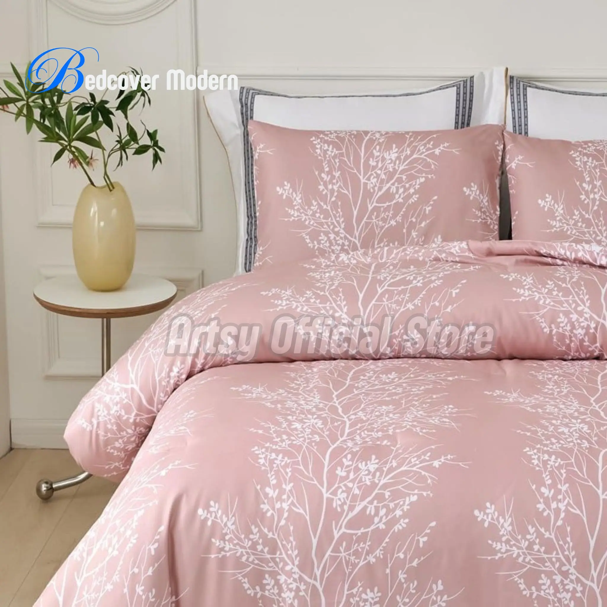 Bedcover Set Motif Jeju Memory Ukuran Lengkap 200x200-90x200 Bahan katun Halus Lembut Sarung Bantal Kain Karet