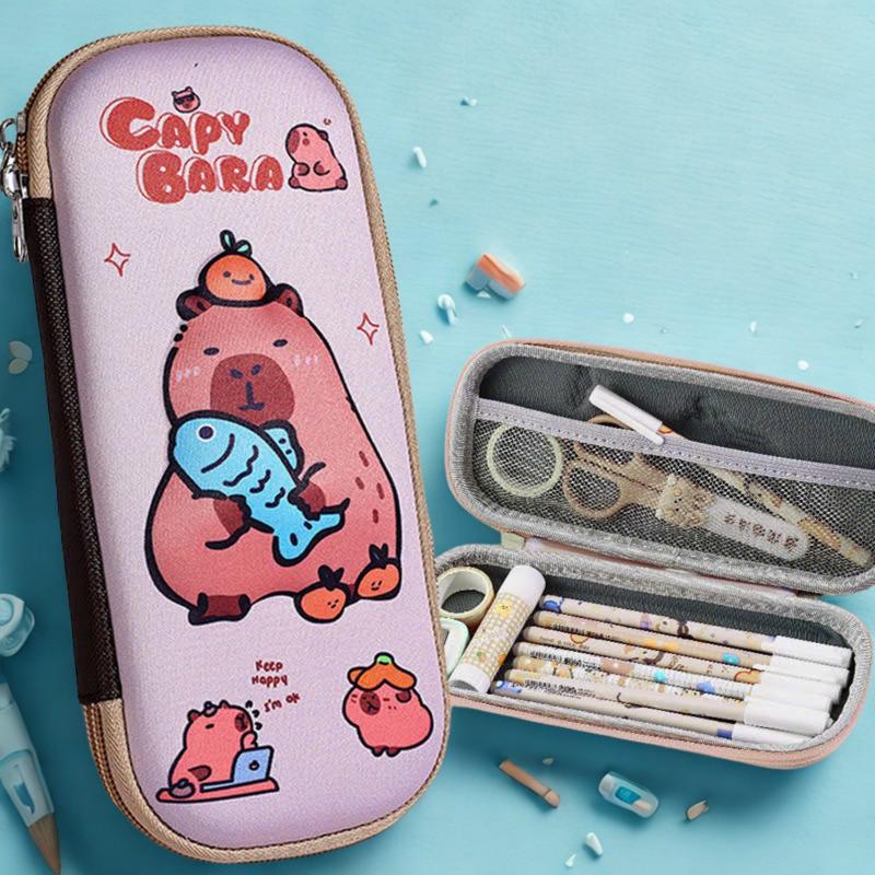 Hộp Đựng Bút 3D Capybara – Bóp Đựng Bút Dễ Thương, Tiện Dụng Cho Học Sinh (23×10×4.5cm)