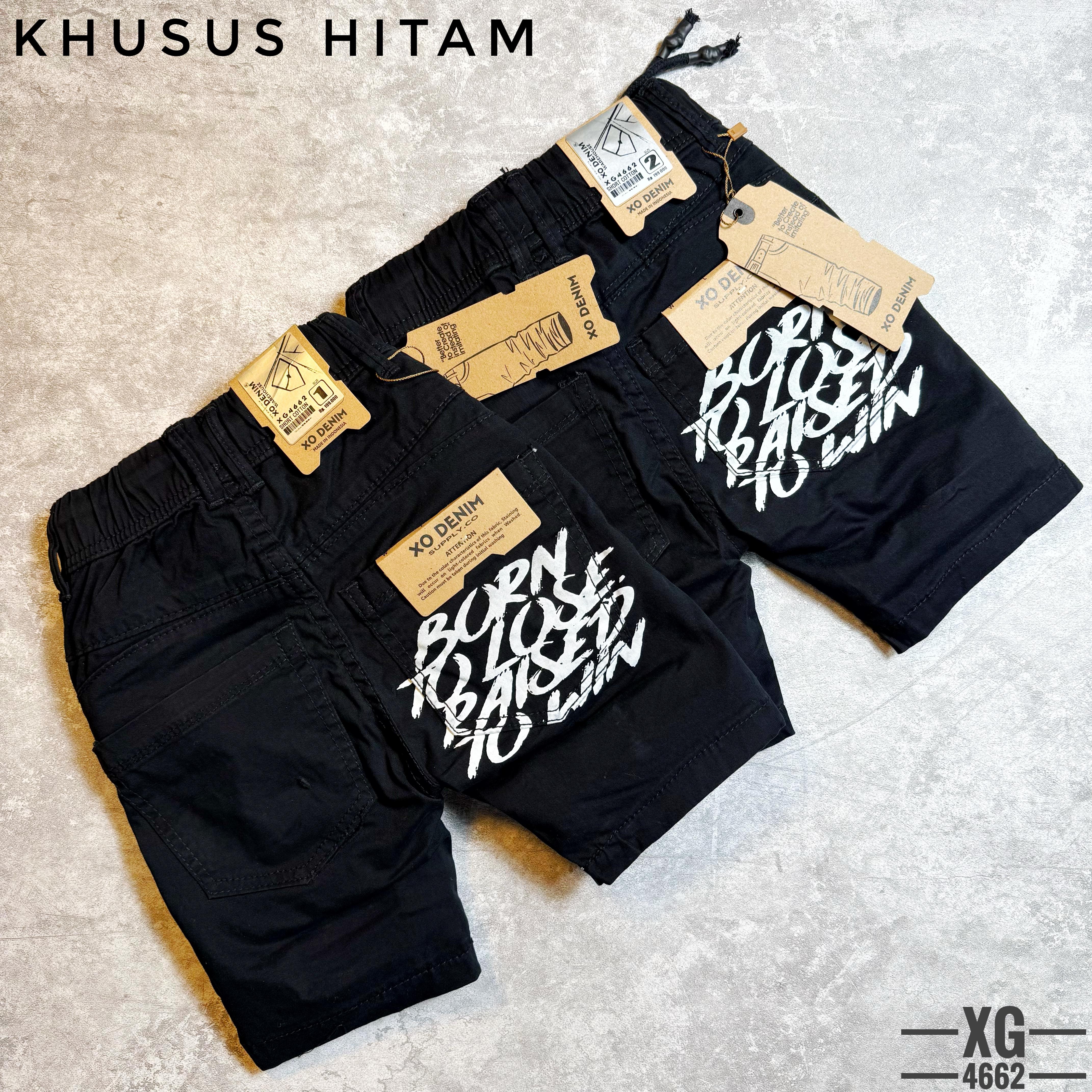 JKT KIDS CHOICE 4-12 Tahun Celana Pendek Chinos HITAM STYLUS ByXO Denim Celana  Katun Anak Laki-Laki