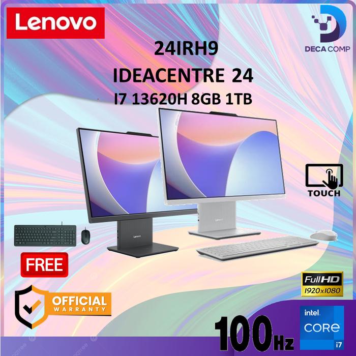 Gambar LENOVO PC AIO IDEACENTRE 24 TOUCH i7-13620H 8GB/16GB 1TB W11+OHS 23.8FHD IPS GRY - WINDOWS 11 HOME, 8GB 1TB dari Deca Computer Kota Administrasi Jakarta Utara Tokopedia