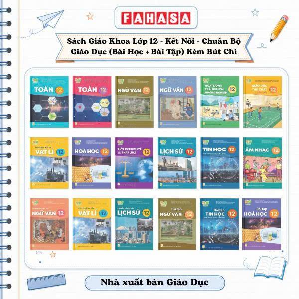 Sách Giáo Khoa Kèm Bút Chì - Lớp 12 - Kết Nối - Chuẩn Bộ Giáo Dục