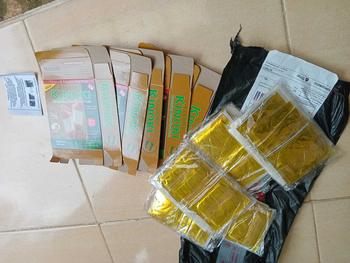 Product Review of PRomo Paket 5 Box isi 50 pcs koyo kinoki Gold Detox foot pads menyerap racun dalam tubuh from y**i a**n 0