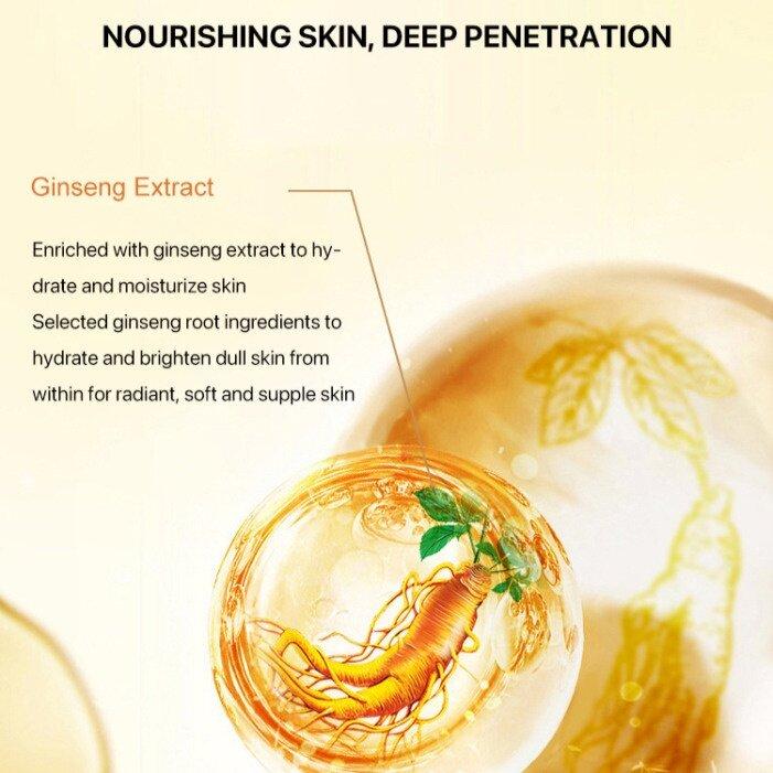 Product Introduction of Lightning Moisturizing Brightening Tighten Skin Lighten Wrinkles GINSENG GOLD POLYPEPTIDE ANTI-WRINKLE ESSENCE Niacinamide & FIRMING LIGHTEN WRINKLES & BRIGHTENING 100ml HYDRATING SERUM Hydrate Skincare Lightening 17