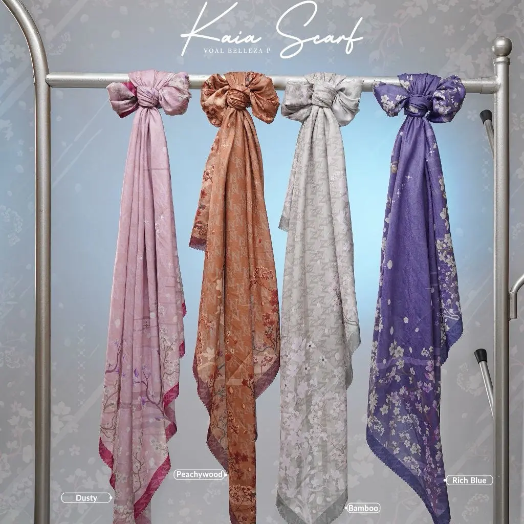 KAIA SCARF NADHEERA LUXURY - HIJAB SEGIEMPAT MOTIF PALING DICARI