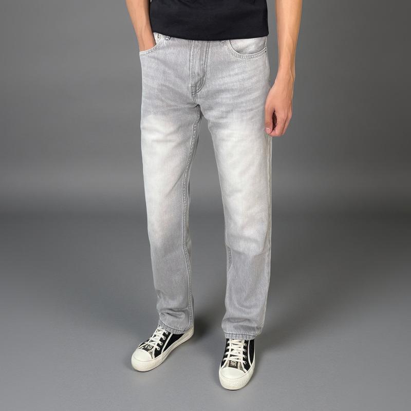 Quần jean Nam Thời Trang Ống Suông Màu Xám Sáng Trơn Thời Trang Trẻ Trung 055 – MR NHA