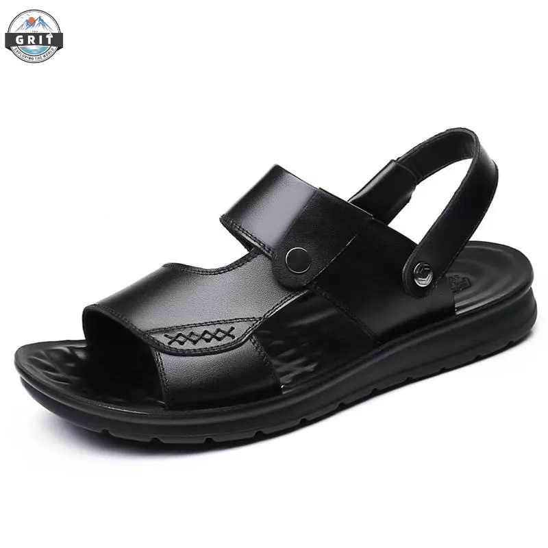 GRIT Men Sandals Quick Drying Soft Breathable Light Weight Non-Slip Casual Flat Fashion Shoes For Women 2024 sandal evos Pria