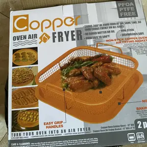 BAKINDO Cooper Crisper Tray Fika / Oven Tray / Peniris Minyak / Cooling Rack / Baking Tray