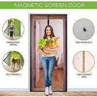 Gambar TaffHOME Tirai Pintu Anti Nyamuk Kelambu Magnetic Door - CNY-121 - Gray- 100 x 210 cm dari Taffware Official Store Kota Administrasi Jakarta Barat 4 Tokopedia