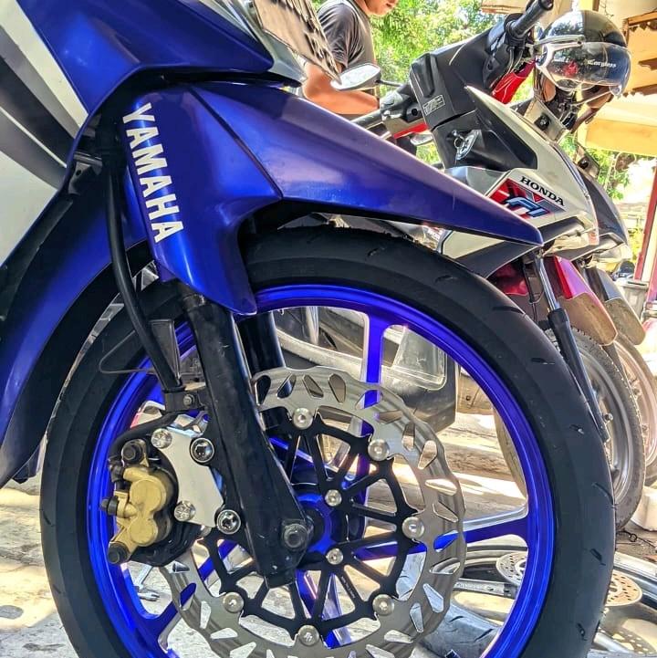 Breket pringan CNC jptr z Fizr Vega lama pnp piringan 300mm caliper ori 2