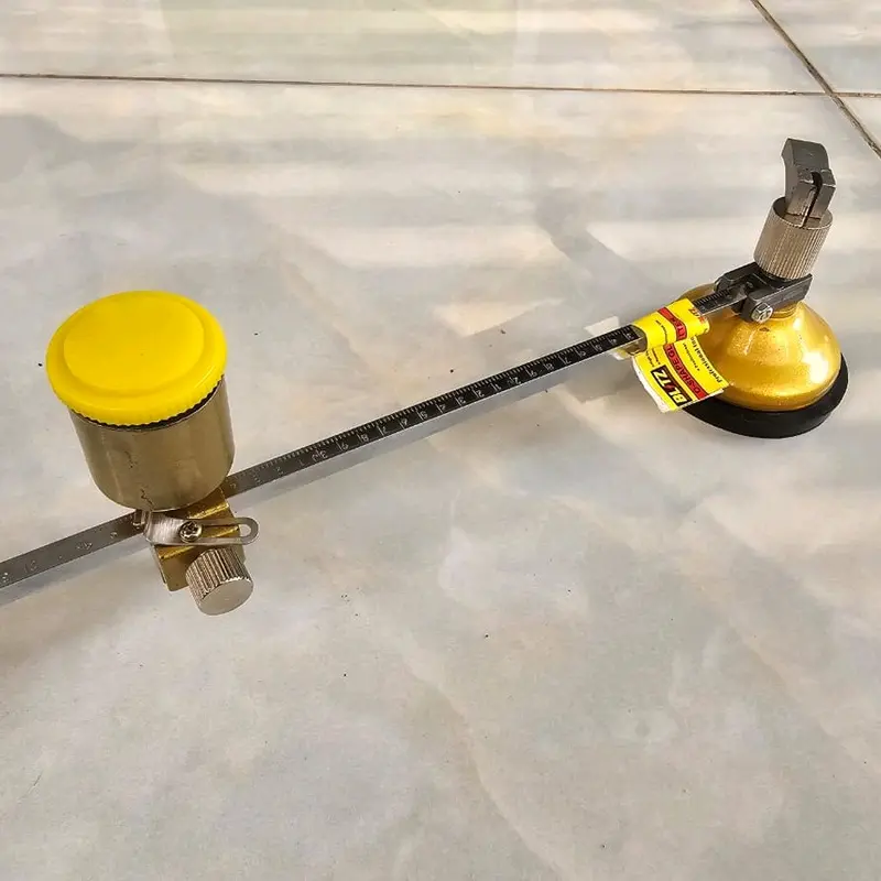 Alat Pemotong Kaca Lingkaran 360° diameter 50/100cm Gold Circle Glass Cutter 50cm/100cm Logam 6