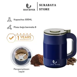READY !!! HAN RIVER Grinder Kopi Multifungsi Electrik Grinder Coffee Grinder Blender Bumbu HRYMJ02