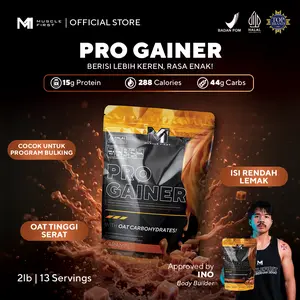 MUSCLE FIRST Pro Muscle Gain 2lbs/900gr - Suplemen Fitness