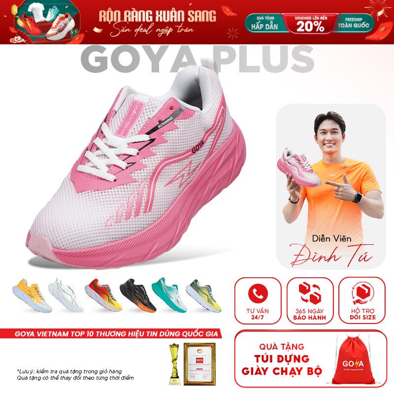 Tặng túi Giày Thể Thao Chạy Bộ Goya Plus Năm 2025 - Siêu Nhẹ Siêu Êm Phù Hợp Cho Nam Nữ Đi Bộ Sneaker Tập Chạy Bộ Tập Thể Dục