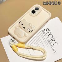 Gambar MHKEID Casing Hp untuk Realme C67 12 Lite Case Kucing kartun Berputar 360°cermin dengan Dudukan Multifungsi dan Tali Pengaman Ponsel Silikon Casing - Gaya1, Realme C67 4G dari MHKEID MALL Kab. Tangerang 4 Tokopedia