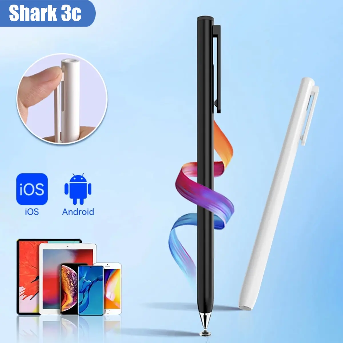 Universal Pen For Mobile Android Phone iOS for iPad No Charging and Pressure type capacitor Pencil for Xiaomi Huawei Redmi Samsung