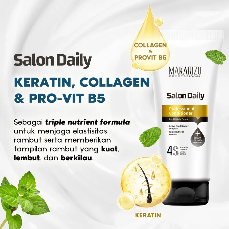 Makarizo Professional - Salon Daily Paket Anti Rambut Rontok dan Ketombe 1