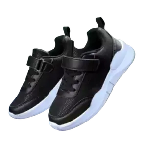 Sepatu Sneaker Anak Sneaker Sekolah Motif SNKP Polos Hitam Murah Trendi Berkualitas chunky