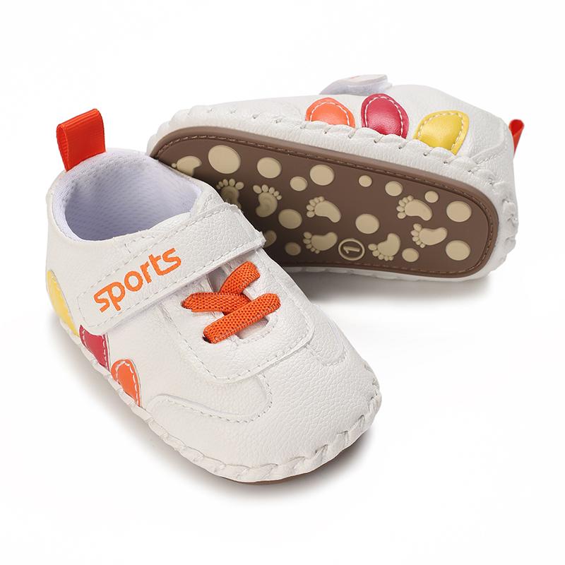 Product Introduction of Baby Shoes Newborn PU Leather Pure White Infant Casual Shoes Classic Boy Girl Patchwork First Walkers Soft Sole Walking 28