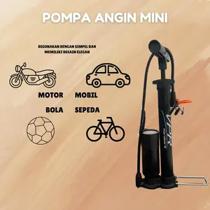 Pompa Ban Motor 160 PSI Portable Kompa Angin VPR Pompa Angin Sepeda Motor Mobil Bola Balon / Pompa Multifungsi Tinggi 40cm/60CM