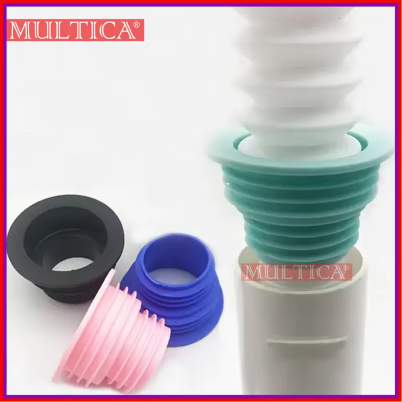 MULTICA COD Penutup Silikon Pipa Saluran Pembuangan Drain Pipe Hose Deodorant Silicone Plug Sewer Seal Ring 4