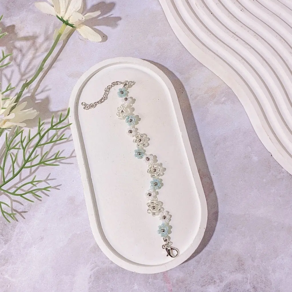 Gelang Mutiara Rainbow Lucu / Gelang Beads Murah / Gelang Korea Simpel Viral part 2
