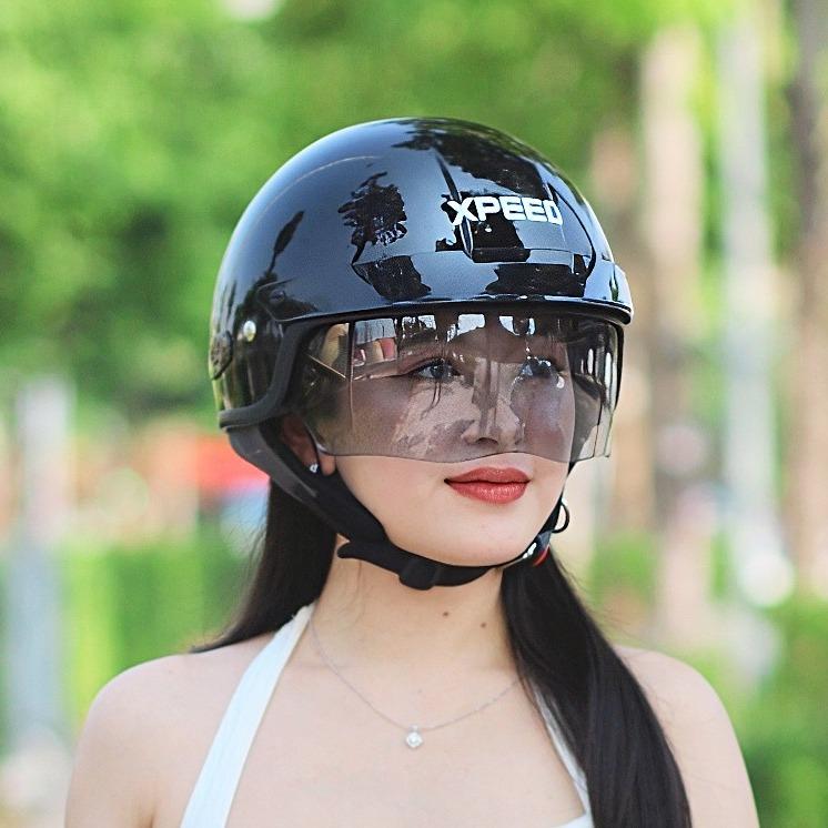 Mũ bảo hiểm 1/2 có kính XPEED IS-2V - chính hãng HJC