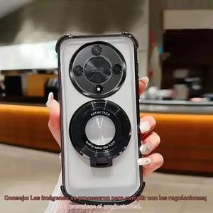 Funda con Soporte de Anillo para 2 pac en 1 Honor X9C 5G/ Magic 7 Lite 5G/ X9B 5G/ Magic 6 Lite 5G/ X9A 5G/ Magic 5 Lite 5G - Funda de TPU de Alta Calidad con Recubrimiento Transparente.