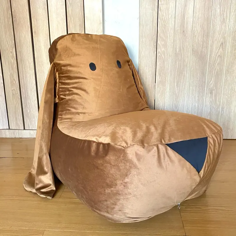 Sofa Karakter Bean Bag Puppys Bahan Legacy Beludru Siap Pakai - Furniture 2