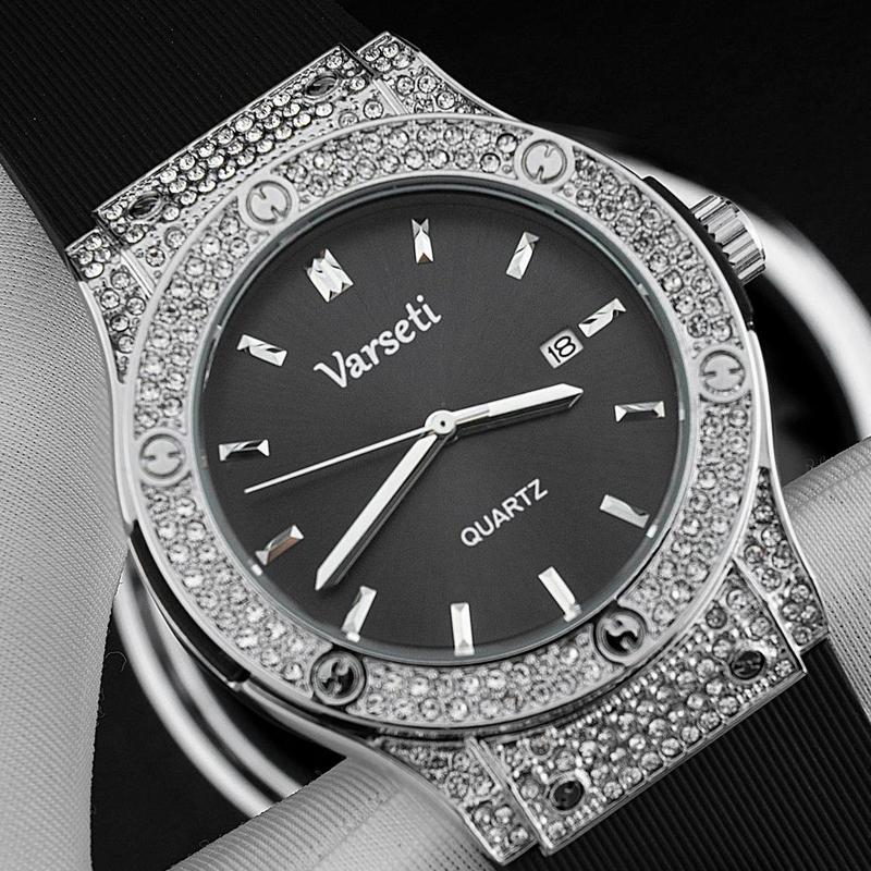   GIÁ MỞ BÁN    MS STORE x VŨ VĂN KHẢI   Đồng Hồ Nam Varseti Phiên Bản Đính Đá Cao Cấp Thời Trang Sang Trọng - M102 