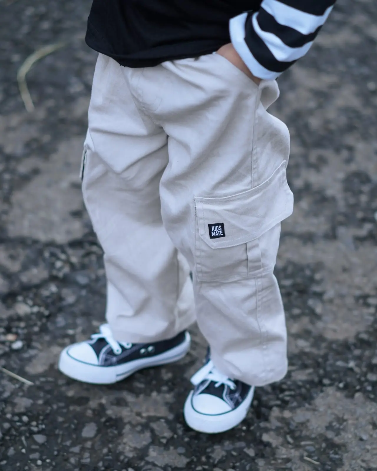 KRUCILKUU-CELANA PANJANG ANAK BAGGY CARGO PANTS COTTON CHINOS UMUR 1-10 TAHUN