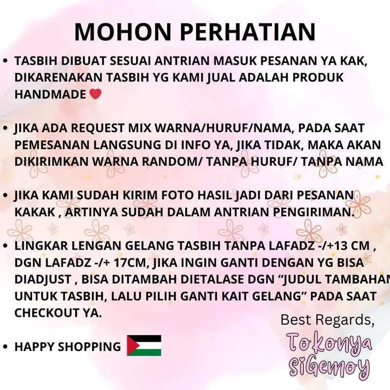 Gantungan kunci tasbih 33 butir kristal premium 3