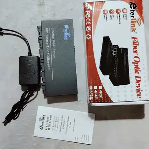 100Mbps 6 port sc Fiber 2 port RJ45 Fiber Optic Ethernet Converter