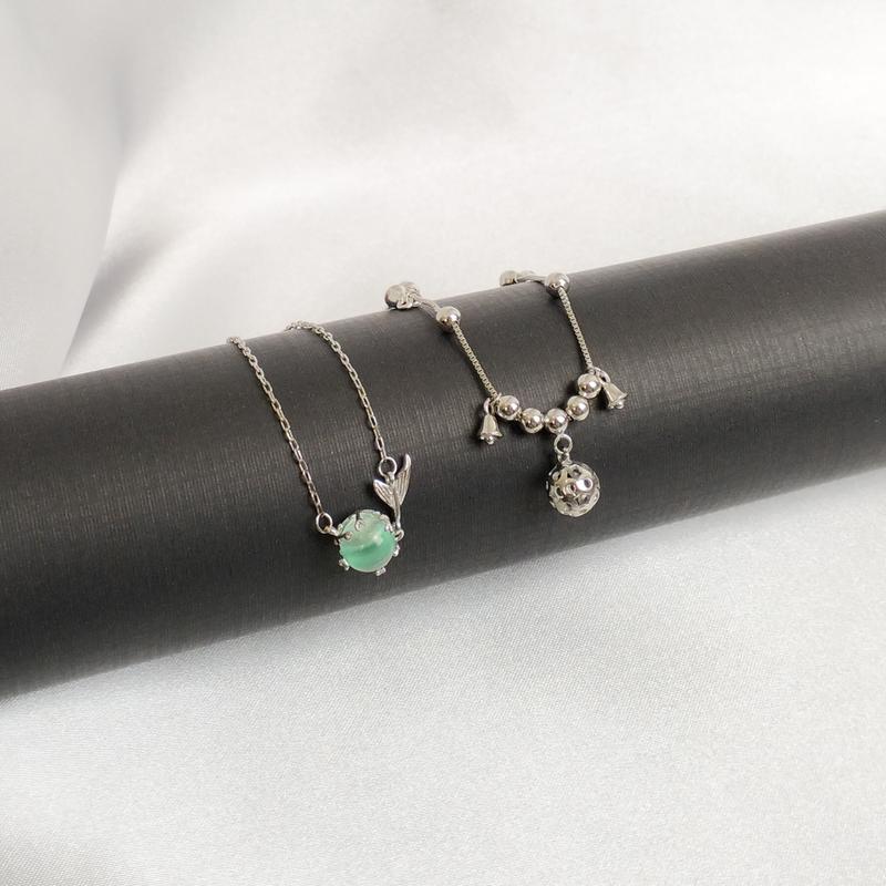 Product Introduction of Gelang Titanium wanita -Bt3- Perhiasan aksesoris bracelets anti karat simpel daily 0