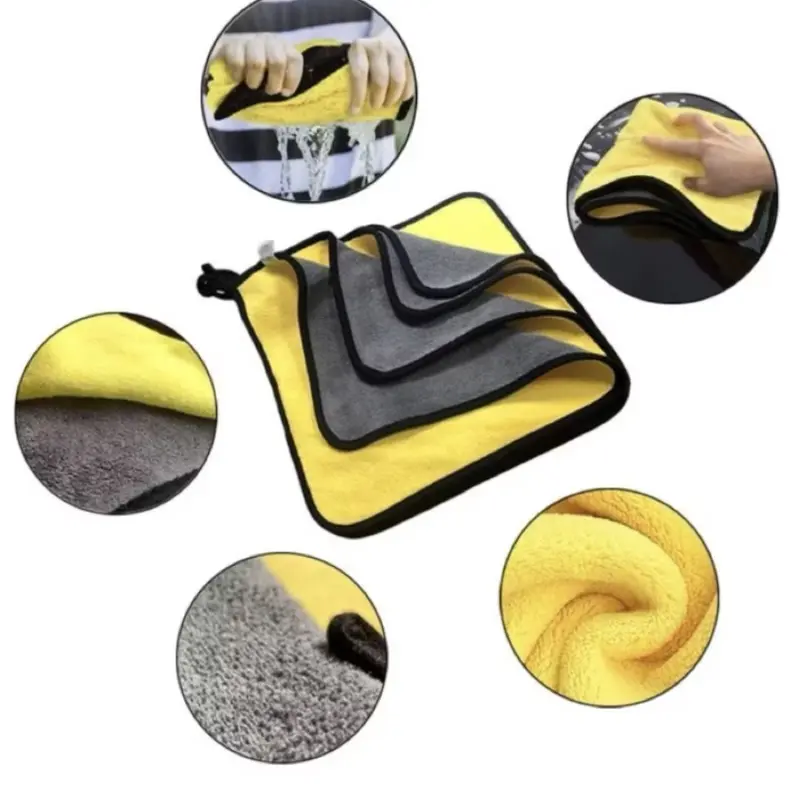 Kain Lap Microfiber 27.5x27.5cm Serap Air Serbaguna 2