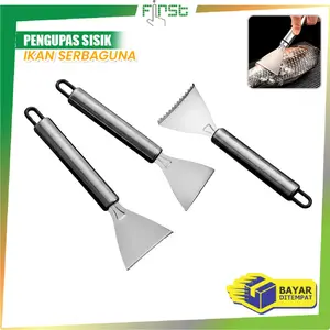 [COD] FH C1567 Pengupas Sisik Ikan Alat Dapur Fish Scale Scraper Stainless Steel
