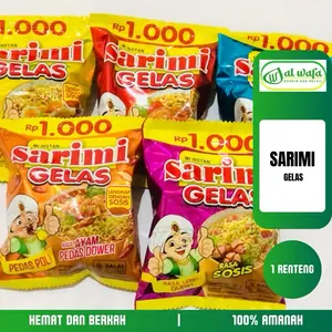10 PCS SARIMI GELAS - 1 RENTENG - MIE GELAS