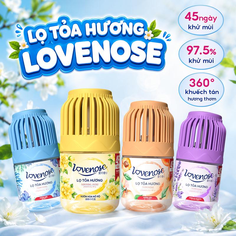 [BÁN CHẠY] Lọ Tỏa Hương Lovenose Công Thức Mới - Tinh Dầu Thơm Phòng - Thơm 360 độ, Thanh Lọc Không Khí, Khử Mùi Phòng Thế Hệ Mới; Dầu Thơm Phòng Dầu Thơm nuoc thom, Nước Hoa