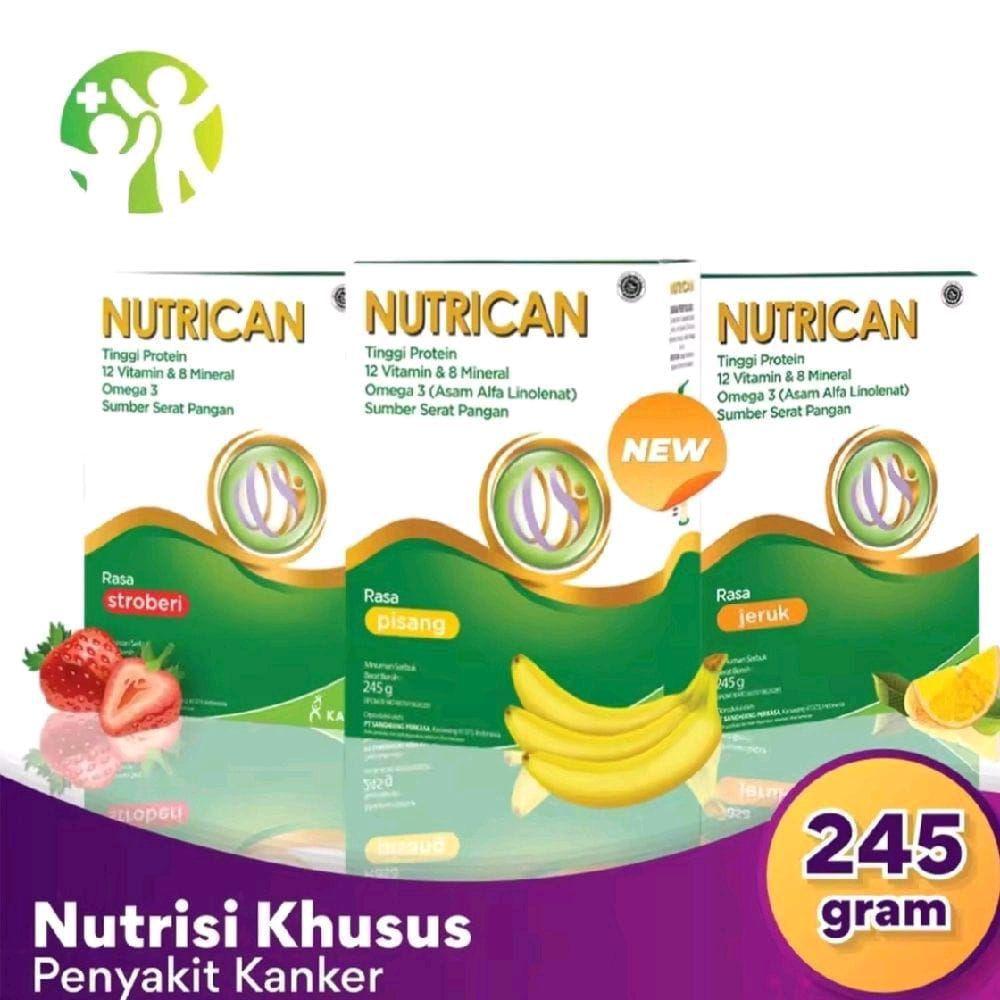 NUTRICAN Nutrisi Khusus Tinggi Energi dan Protein 245 gr Mengandung Omega 3 dan Omega 6 untuk Penderita Kanker NUTRICAN Nutrisi Khusus Tinggi Energi dan Protein 245 gr Mengandung Omega 3 dan Omega 6 untuk Penderita Kanker