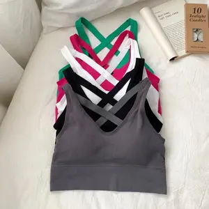 XT Pakaian dalam Atasan Olahraga Bra Wanita Crossback Sportbra BRA49